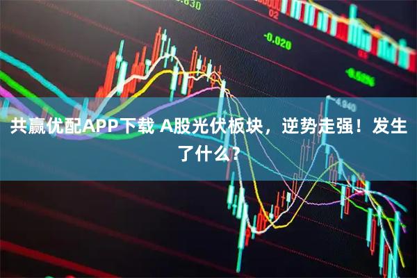 共赢优配APP下载 A股光伏板块,逆势走强!发生了什么?