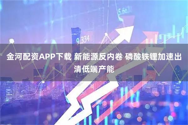 金河配资APP下载 新能源反内卷 磷酸铁锂加速出清低端产能